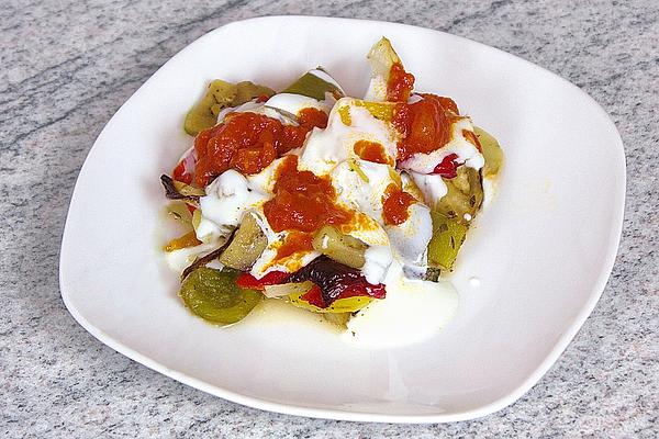 Oven Vegetables, Mediterranean, Red and White