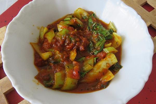 Pak Choi Tomato Vegetables À La Didi