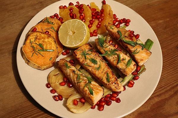Pan-fried Fennel with Honey and Walnut Marinade