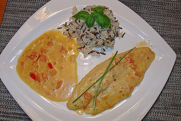 Pangasius Fillet Curry with Coconut Milk