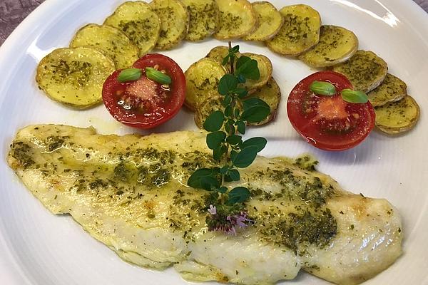 Pangasius Fillet with Herb Butter