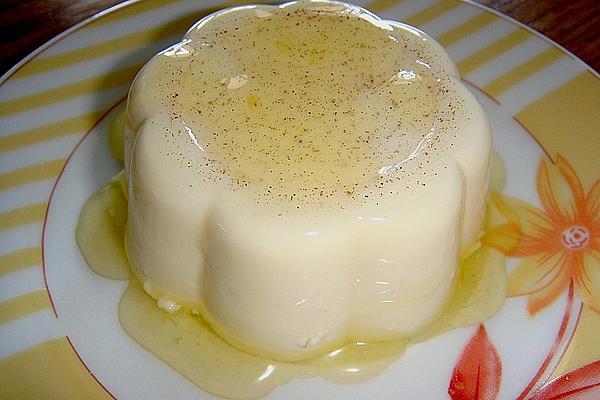 Panna Cotta with Lime Syrup