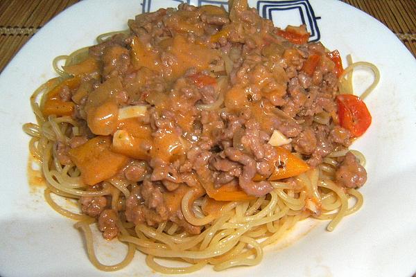 Paprika Cream Sauce with Minced Meat