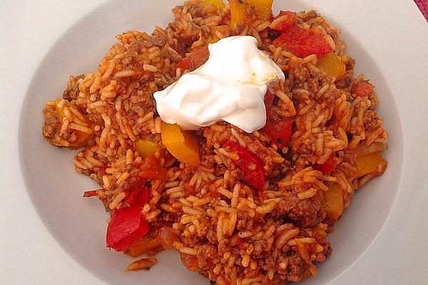 Paprika – Mince Rice Stew