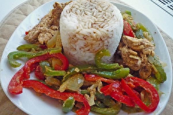 Paprika – Rice – Pan with Chicken