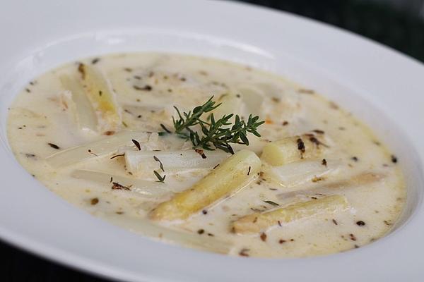 Parmesan Soup with Asparagus and Rice