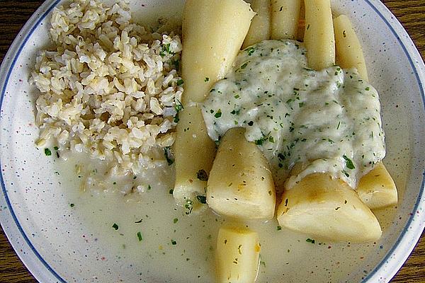 Parsley Root with Cheese Sauce &amp; Dumplings