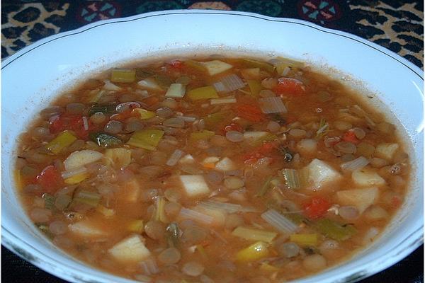 Parsnips – Lentils – Spicy Soup