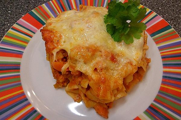 Pasta and Tomato Bake with Chicken Breast Fillet