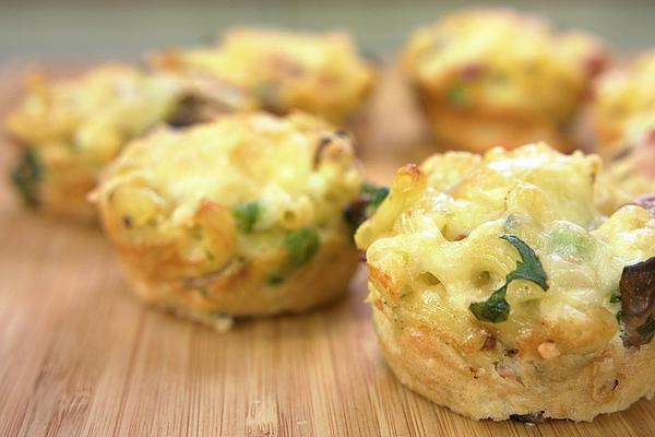 Pasta and Vegetable Muffins