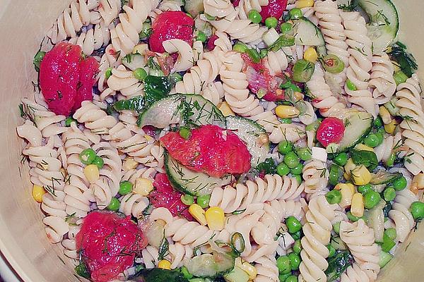 Pasta and Vegetable Salad with Fresh Herbs