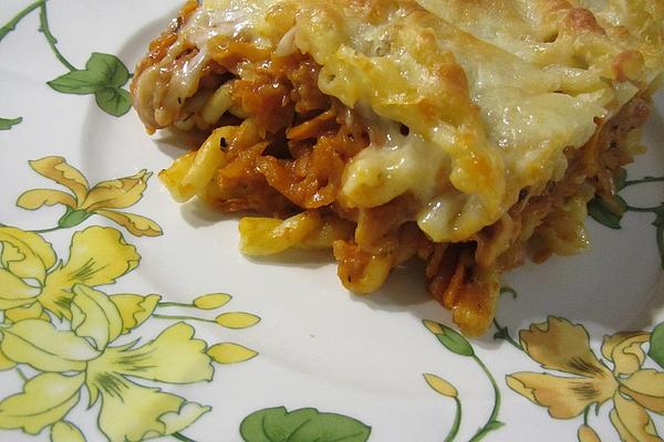 Pasta Bake with Carrots and Celery