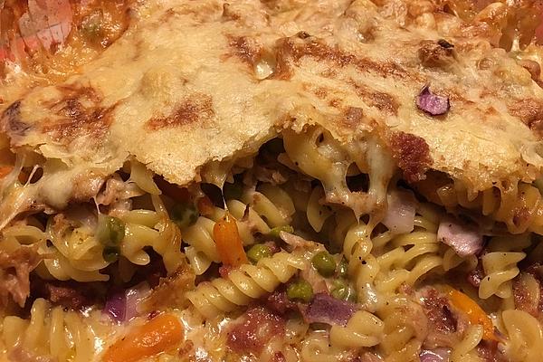 Pasta Bake with Corned Beef