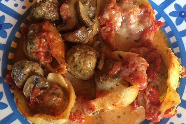 Pasta Bake with Meatballs