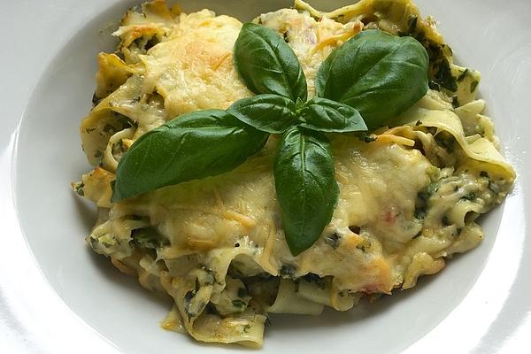 Pasta Bake with Spinach