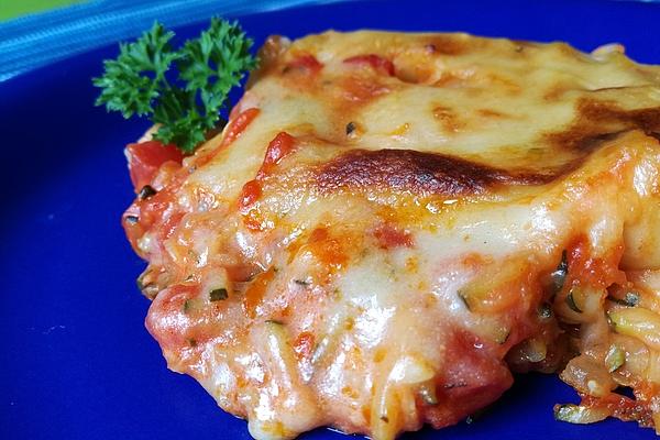 Pasta Bake with Tomatoes and Zucchini