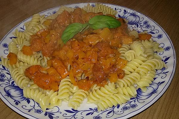 Pasta E Salame with Paprika-honey Sauce