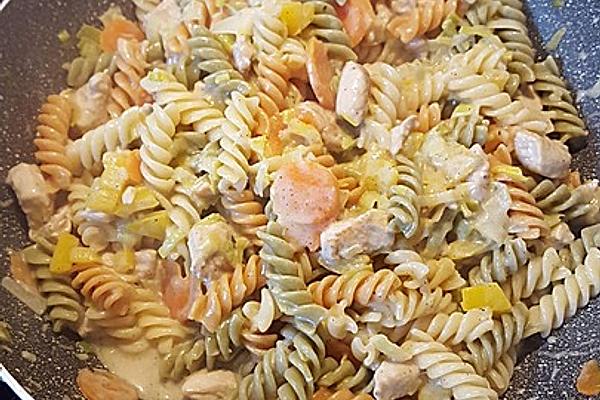 Pasta Pan with Vegetables and Chicken