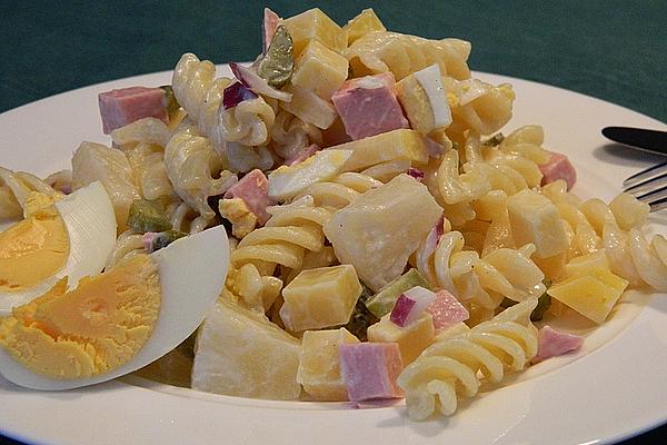 Pasta Salad with Cheese and Pineapple À La Grandpa Willi