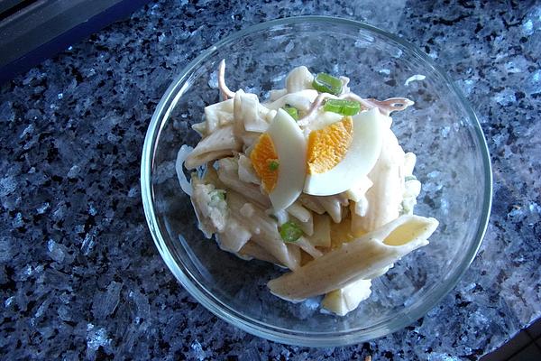 Pasta Salad with Ham and Apples