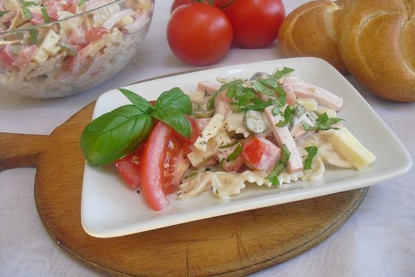 Pasta Salad with Sausage and Cheese