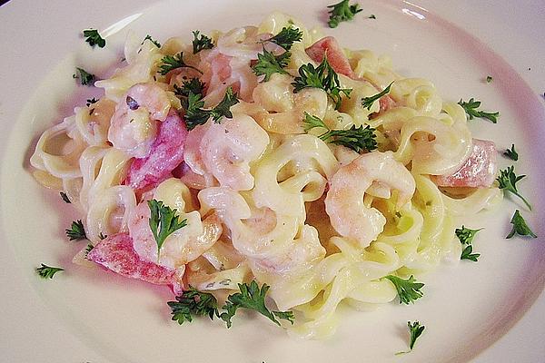 Pasta with Crab and Sour Cream Sauce