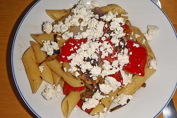 Pasta with Oven Zucchini and Oven Tomatoes