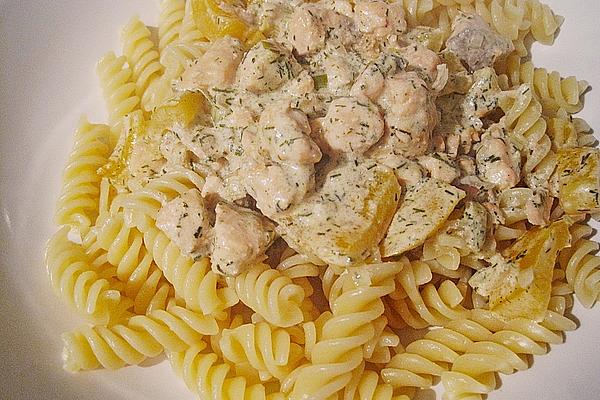 Pasta with Salmon Sauce with Difference