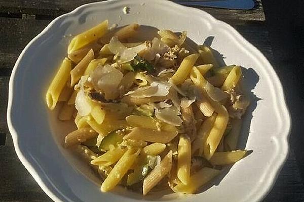 Pasta with Smoked Fish Carbonara