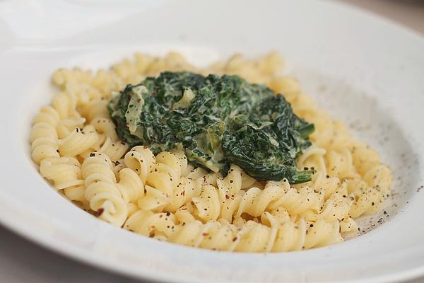 Pasta with Spinach Sauce