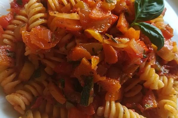 Pasta with Vegetable Sauce