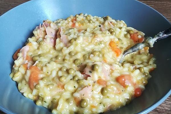 Pea and Carrot Risotto