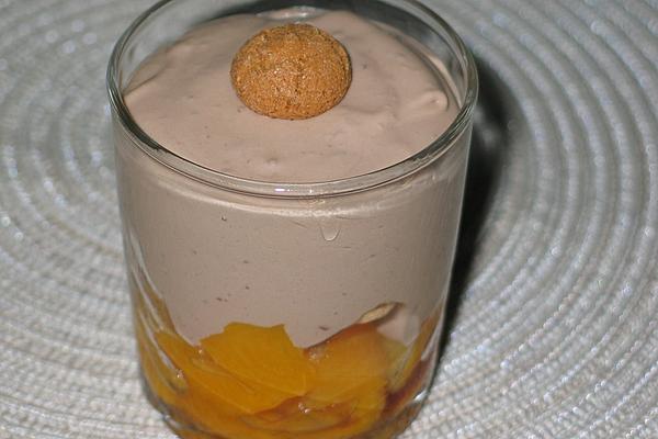 Peach – Chocolate – Dessert