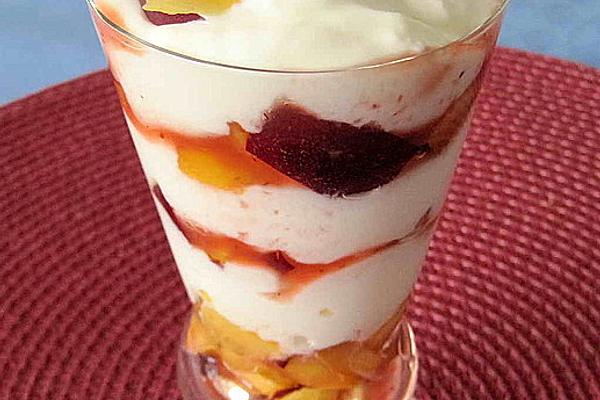Peach – Cream – Cinnamon – Dessert