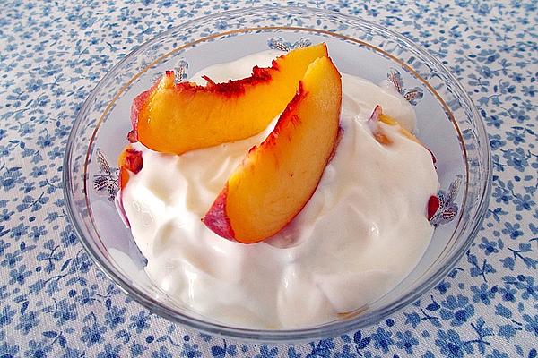 Peach Curd Cream