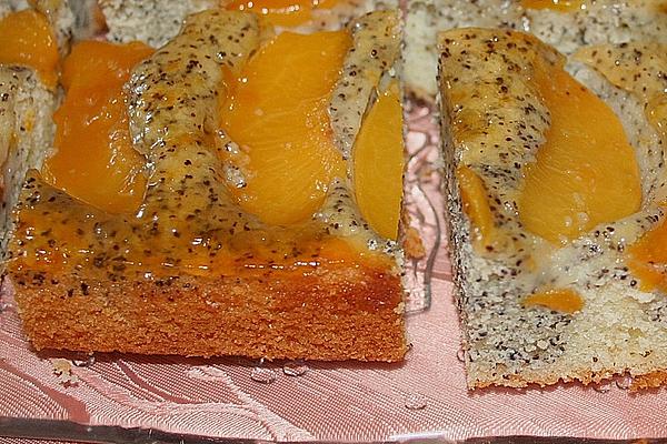 Peach – Poppy Seed Sheet Cake