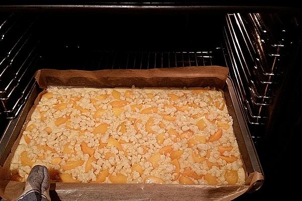 Peach – Streusel Cake from Sheet