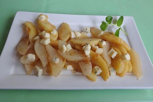 Pear and Apple Ragout with Gorgonzola