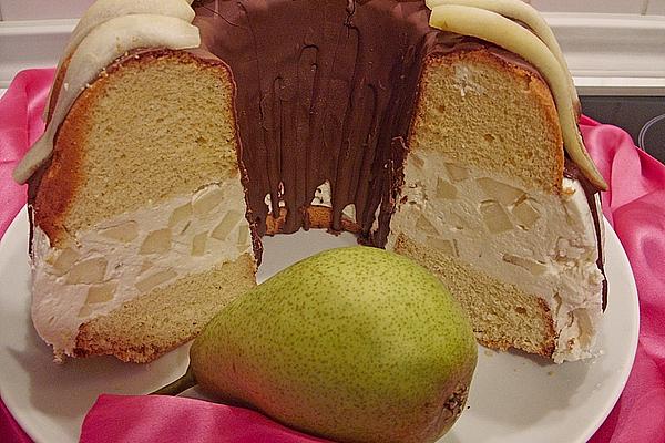 Pear and Mascarpone Bundt Cake