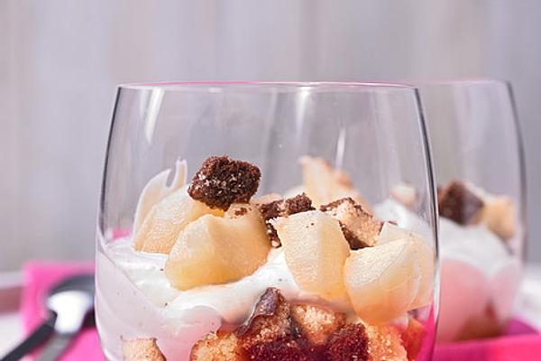 Pear – Sour Cream – Layered Dessert