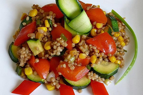 Pearl Barley with Vegetables