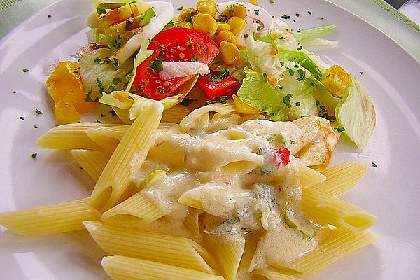 Penne Rigate with Spicy Cheese Sauce