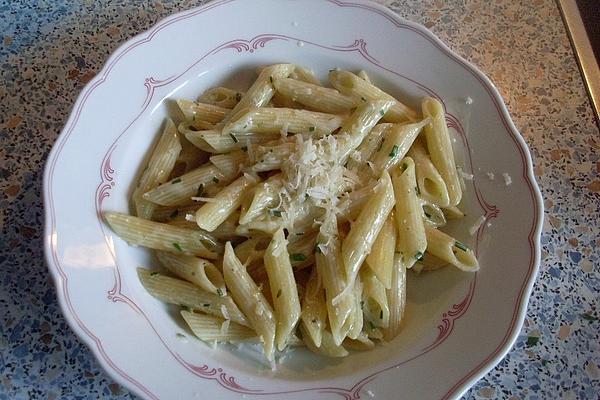 Penne with Gorgonzola and Parmesan