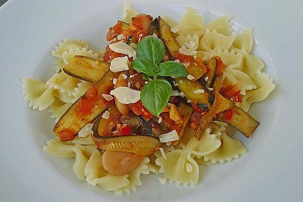 Penne with Roasted Zucchini