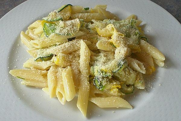 Penne with Zucchini in Parmesan Sauce