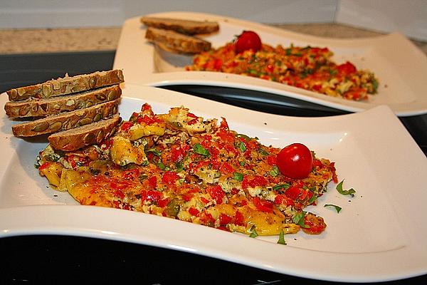 Peppers – Eggs – Pan