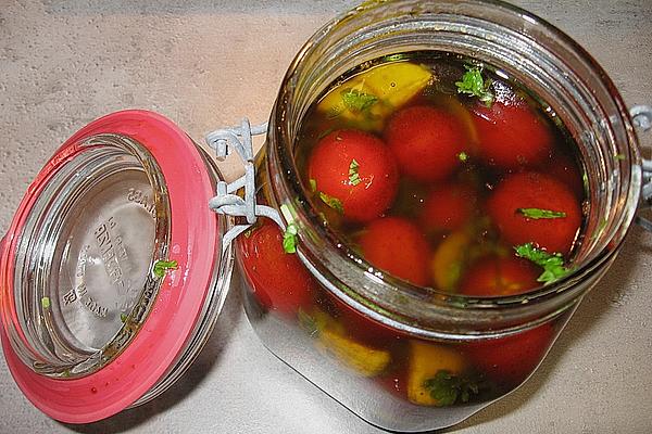 Pickled Parsley Tomatoes
