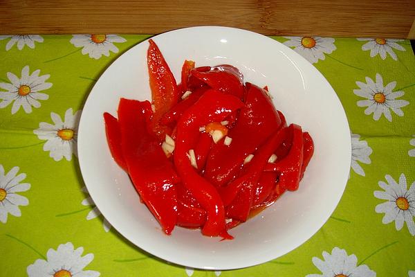 Pickled Peppers with Garlic