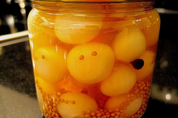 Pickled Silver Onions