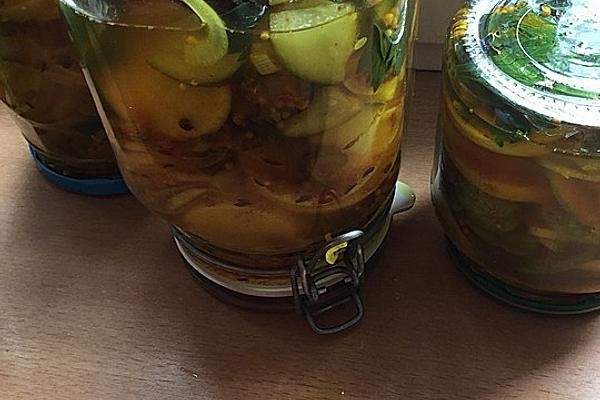 Pickled White Radish and Vegetable Cucumbers